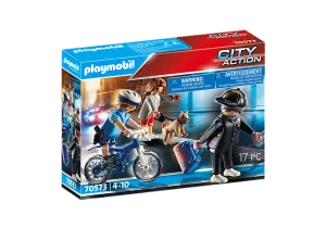 Playmobil Police Bicycle with Thief