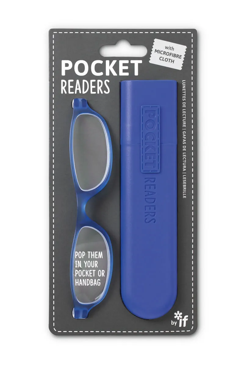 Pocket Reading Glasses in Midnight Blue