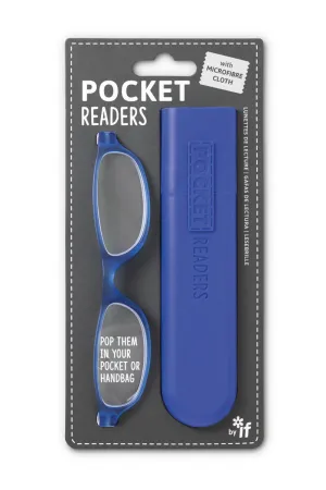 Pocket Reading Glasses in Midnight Blue