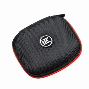 Portable EVA Zipper Earphone Case: Durable Square Bluetooth Headset Storage