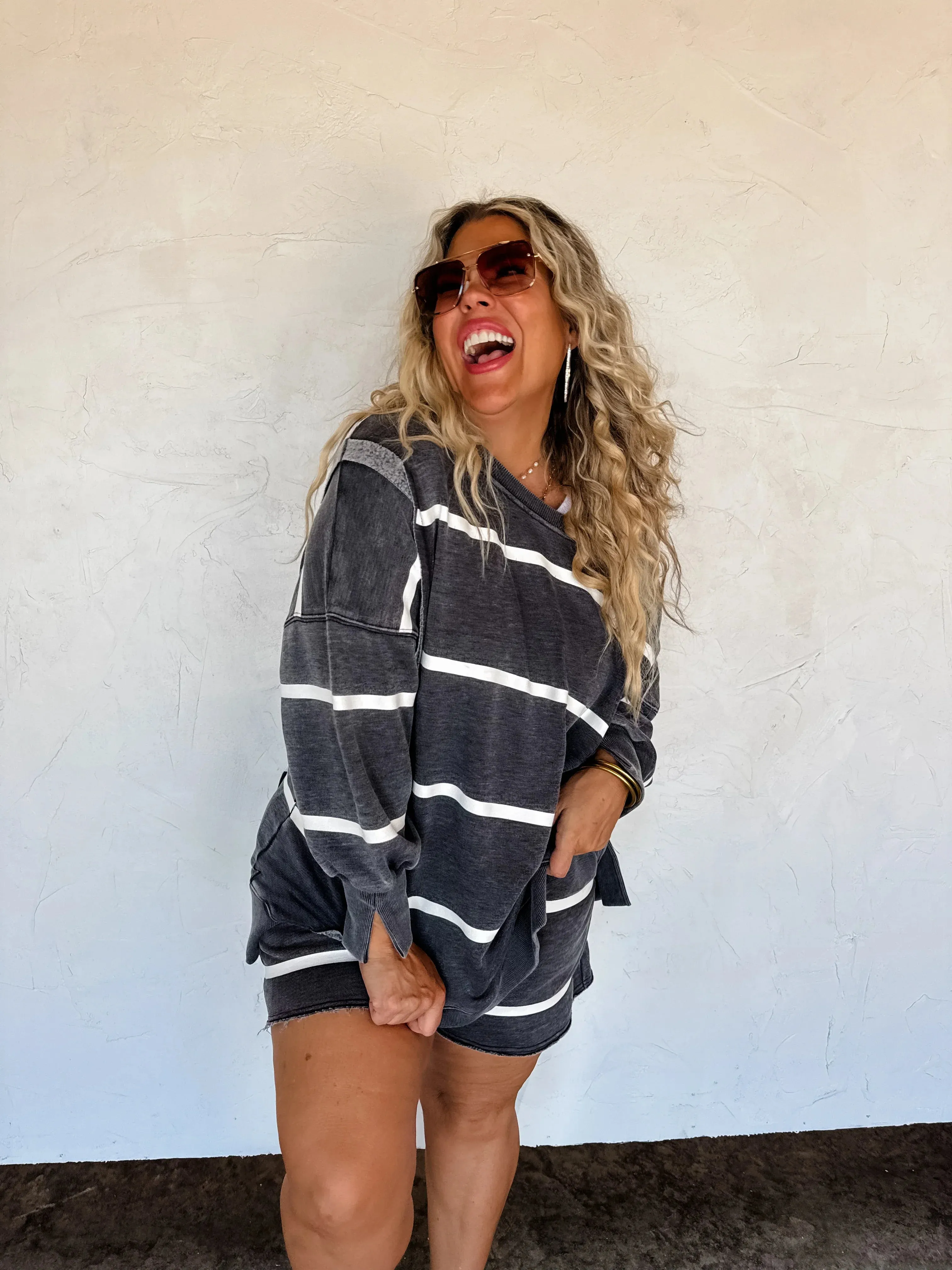 PRE-ORDER: Classic Crew Striped Pullover