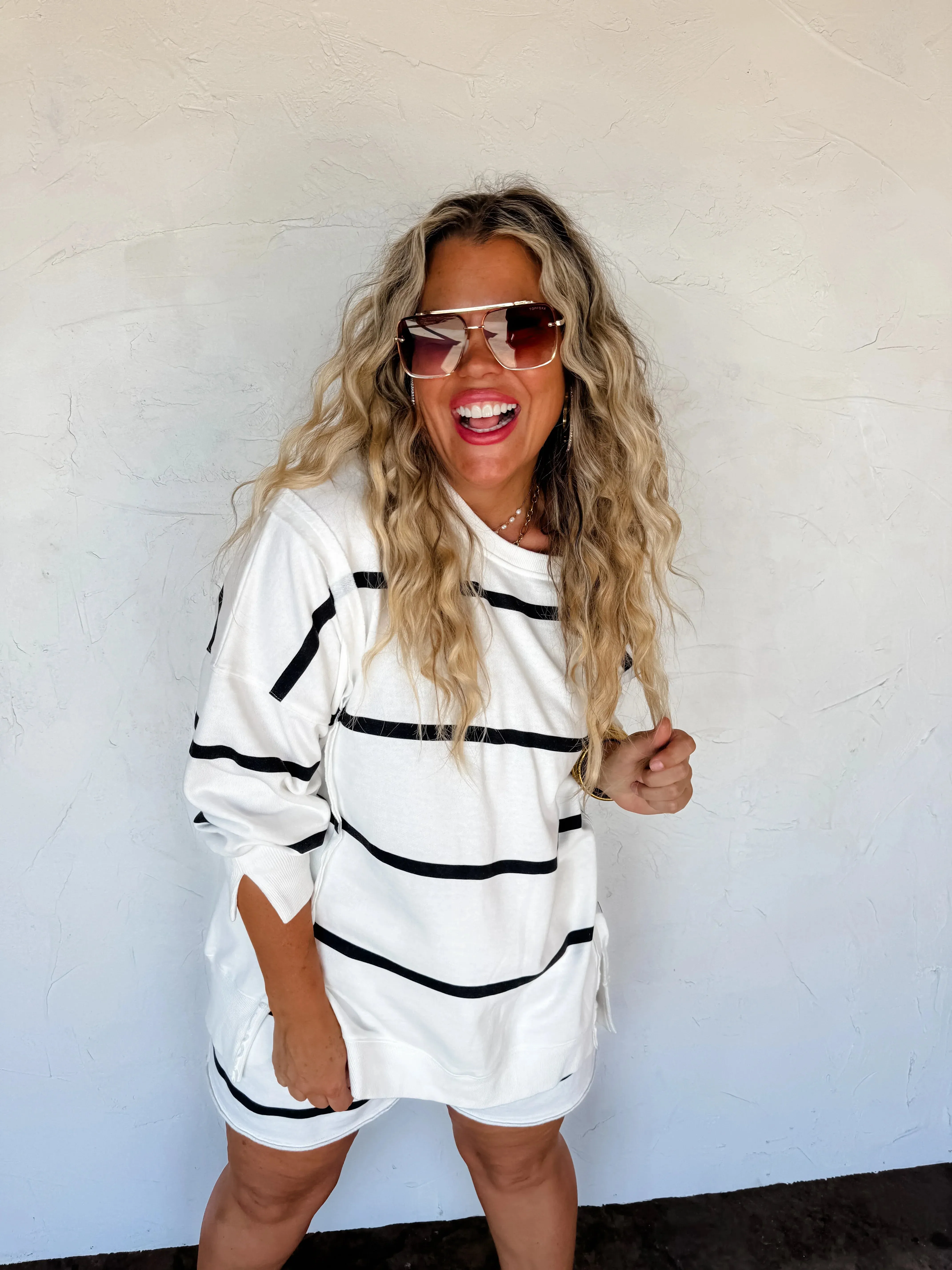 PRE-ORDER: Classic Crew Striped Pullover