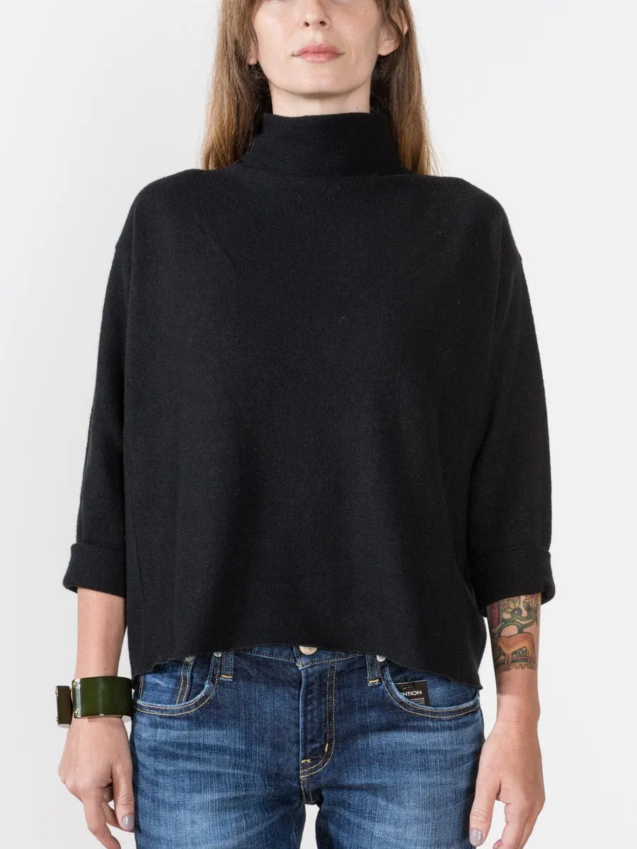 press wool turtleneck