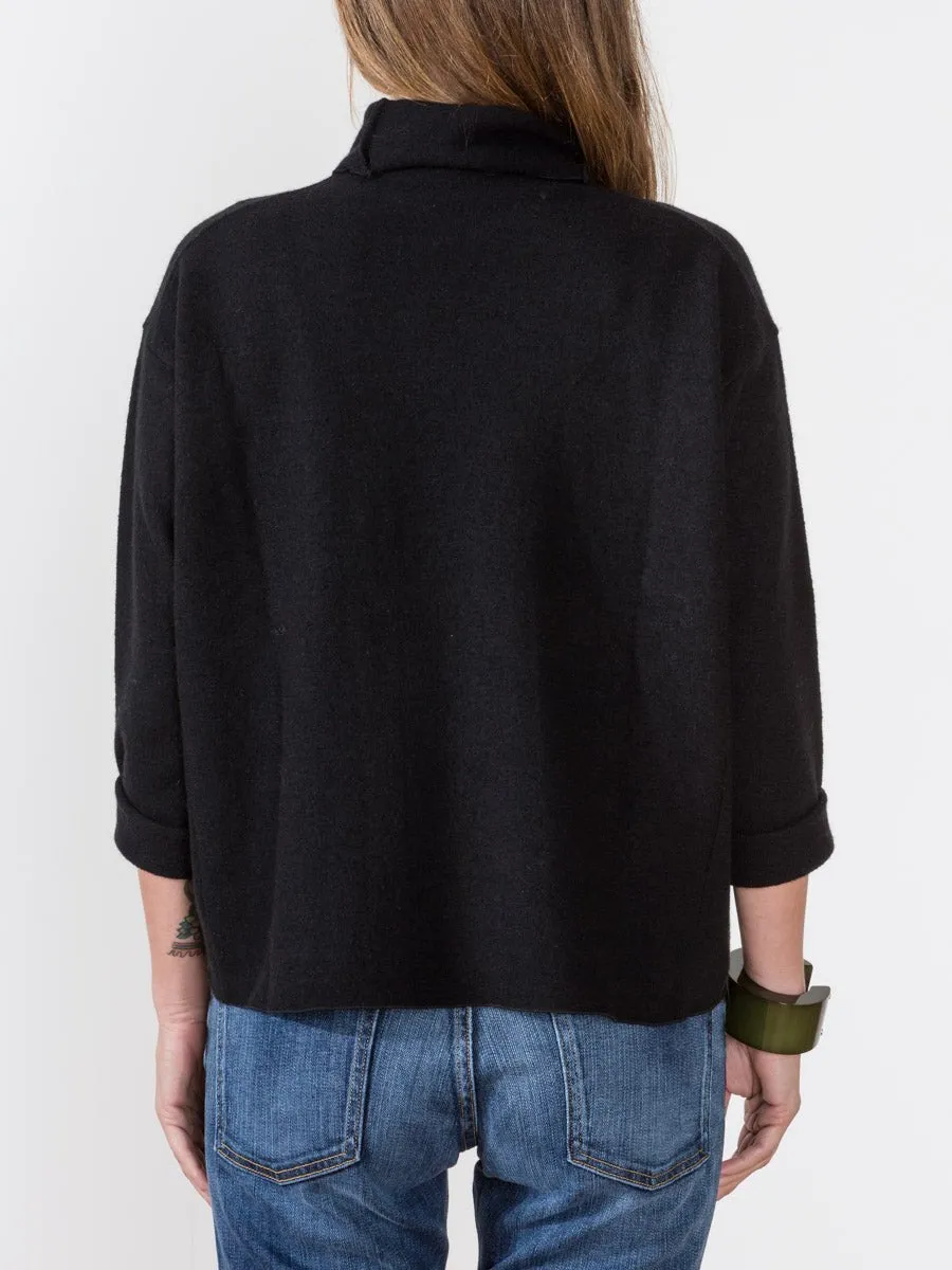 press wool turtleneck