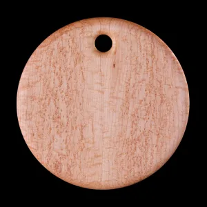 Primo 13" Round Bird's-Eye Maple Cutting Board