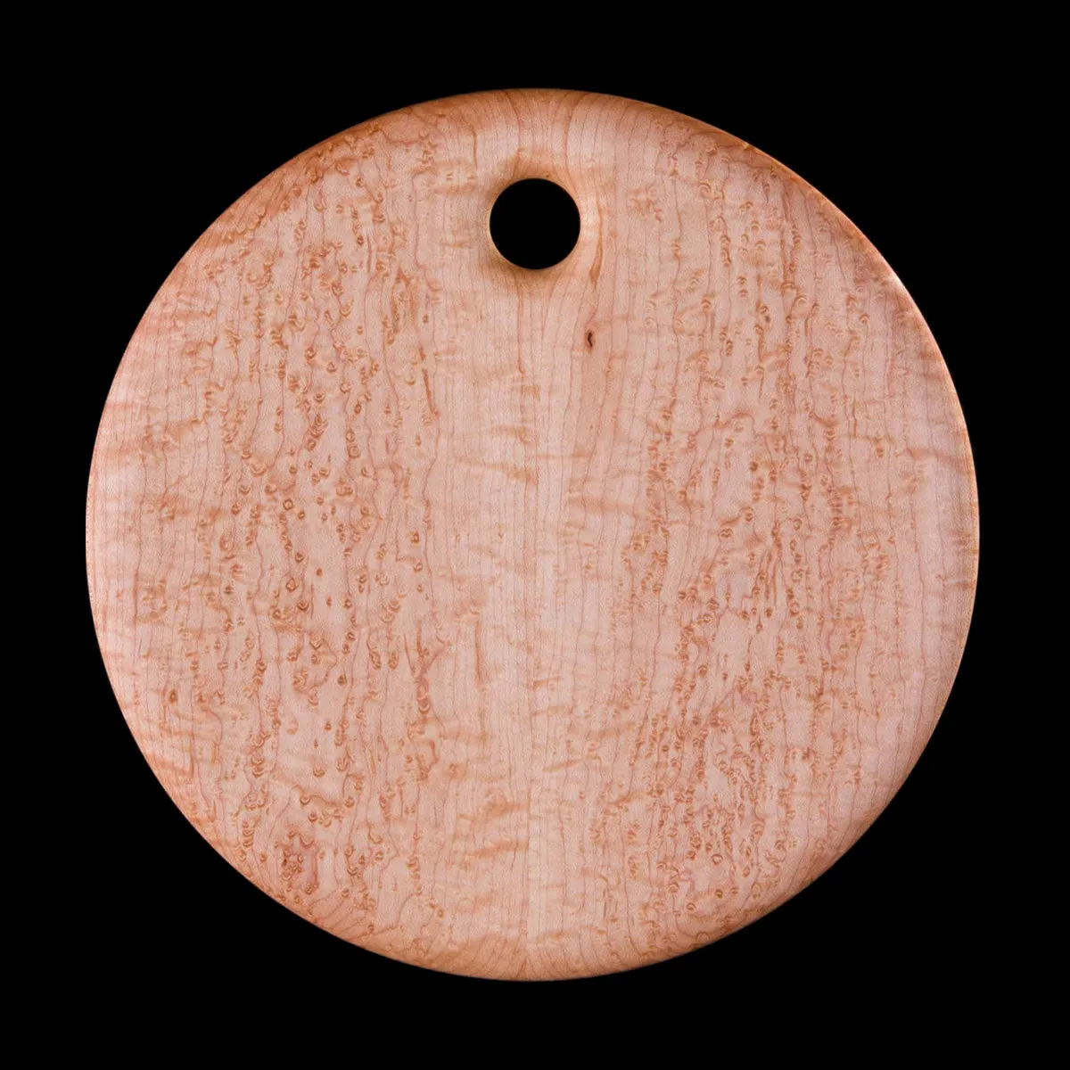 Primo 13" Round Bird's-Eye Maple Cutting Board