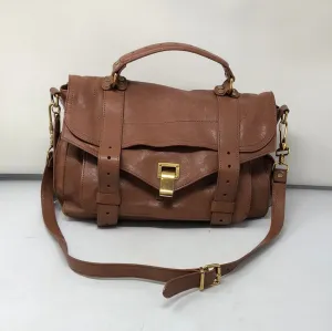 Proenza Schouler PS1 Satchel Medium Tan Leather