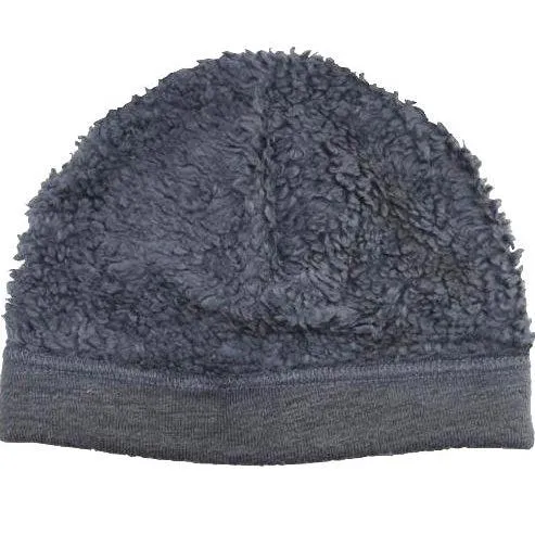 Puffin Gear Baby Organic Sherpa Beanie - Charcoal