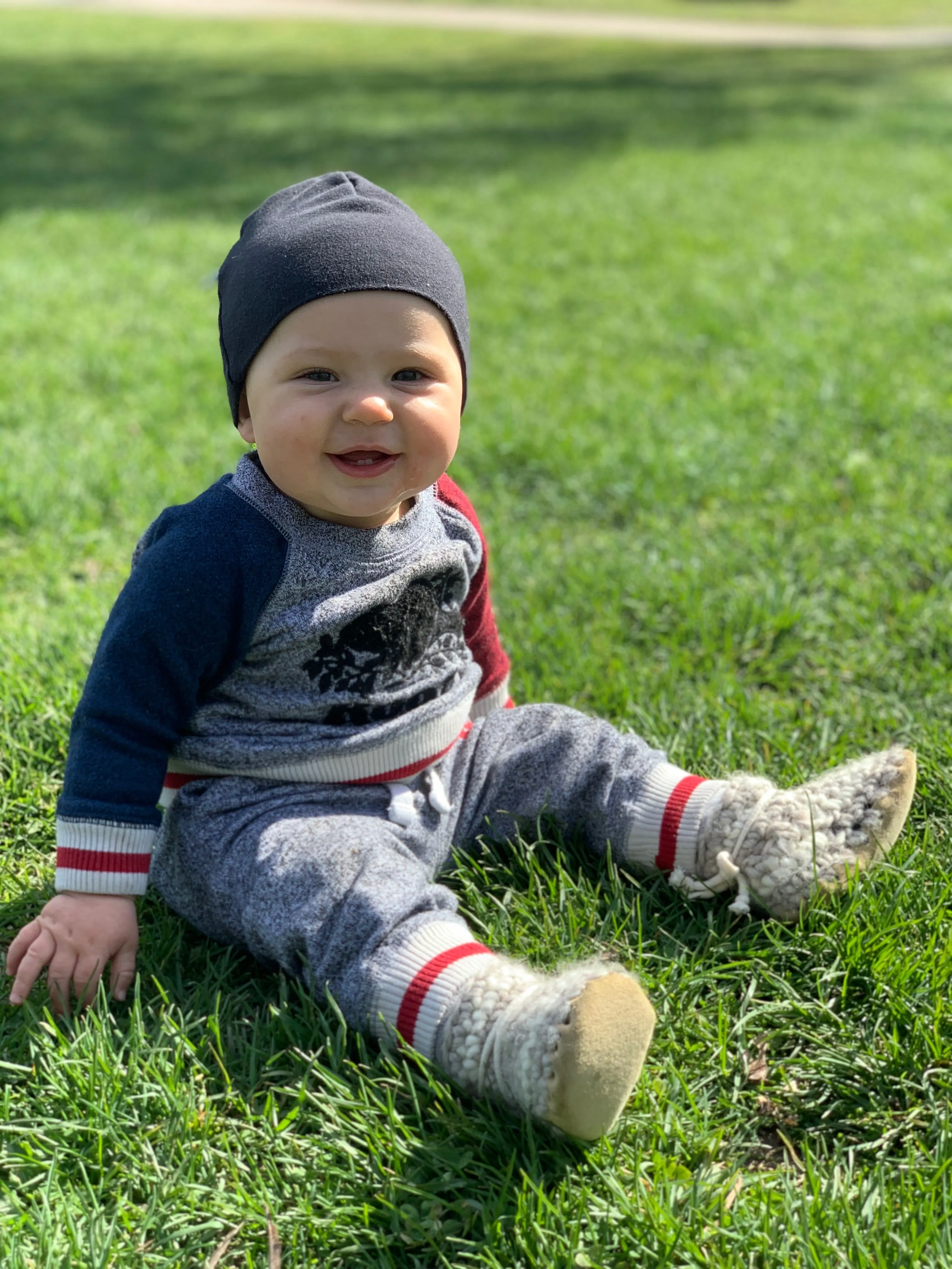 Puffin Gear Organic Cotton Beanie Natural