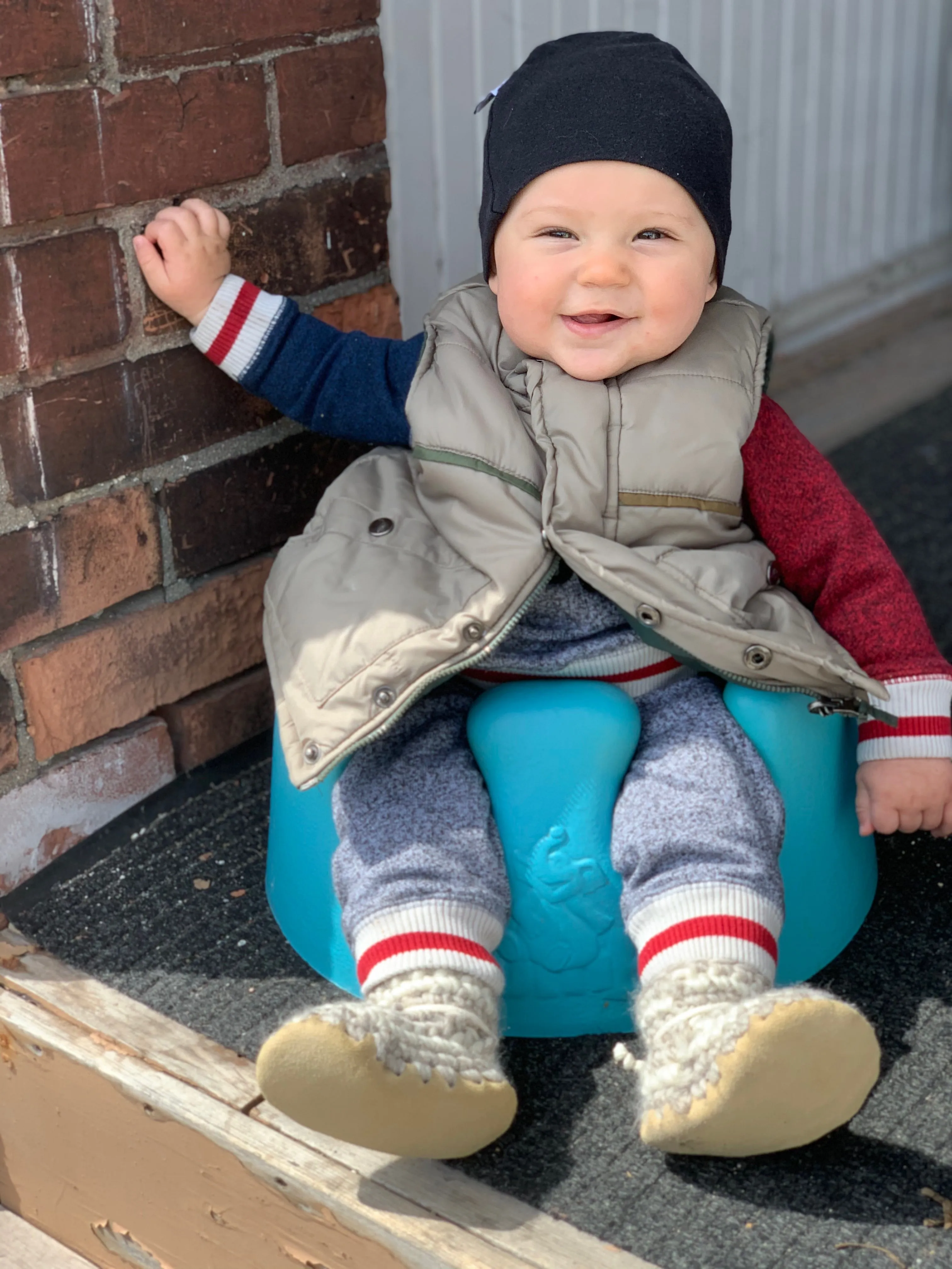 Puffin Gear Organic Cotton Beanie Natural