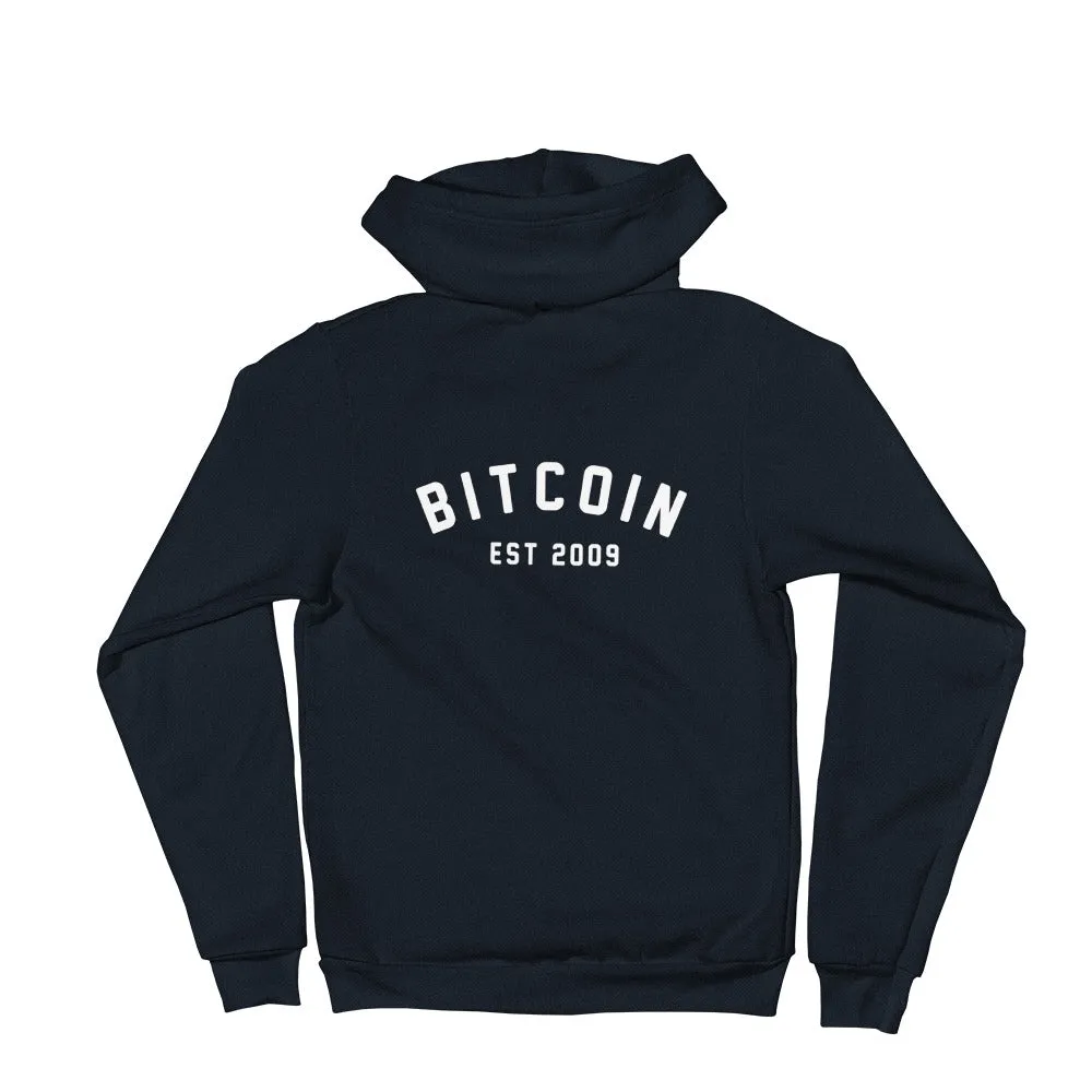 "Bitcoin Campus" Zipper Womens Hoodie