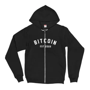 "Bitcoin Campus" Zipper Womens Hoodie