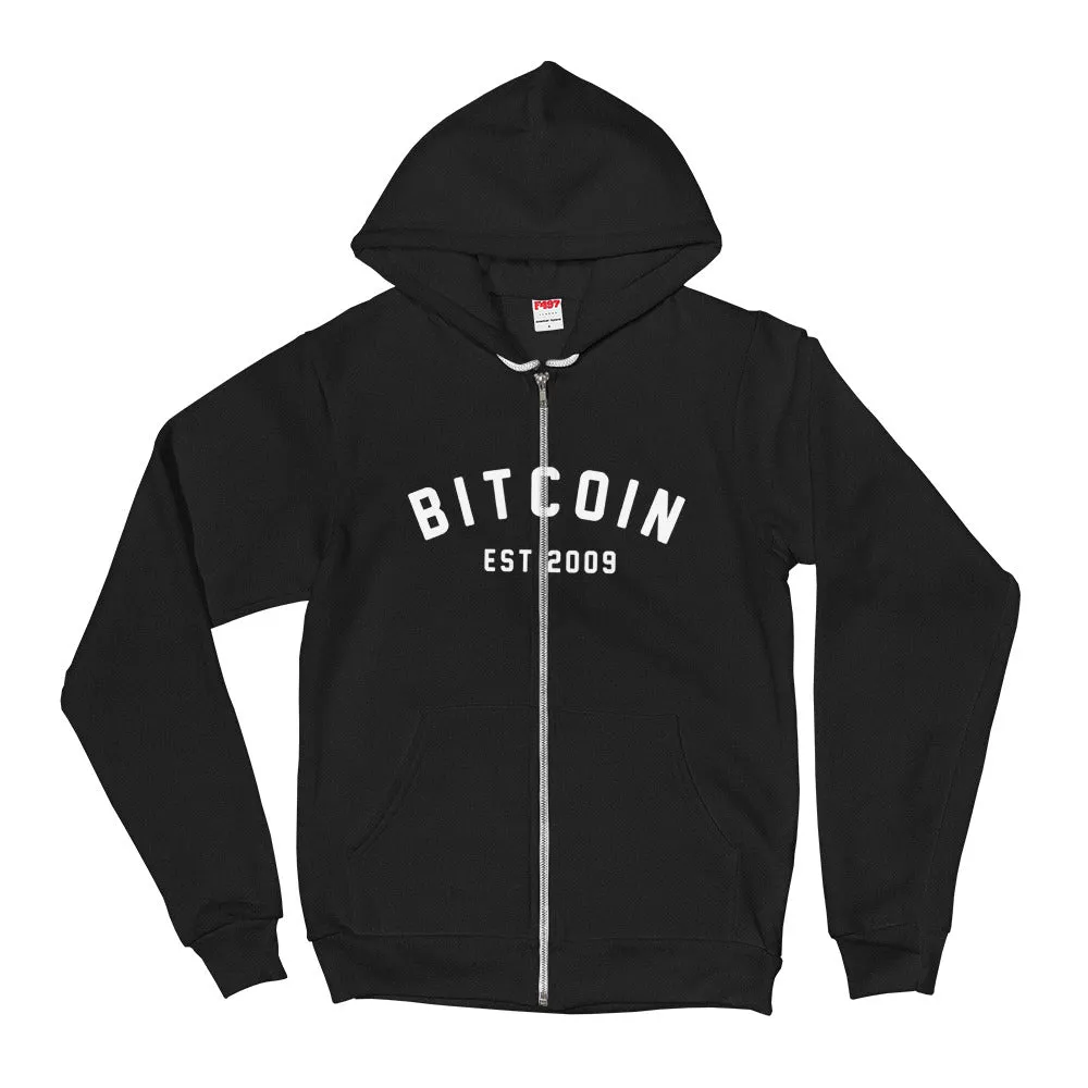"Bitcoin Campus" Zipper Womens Hoodie