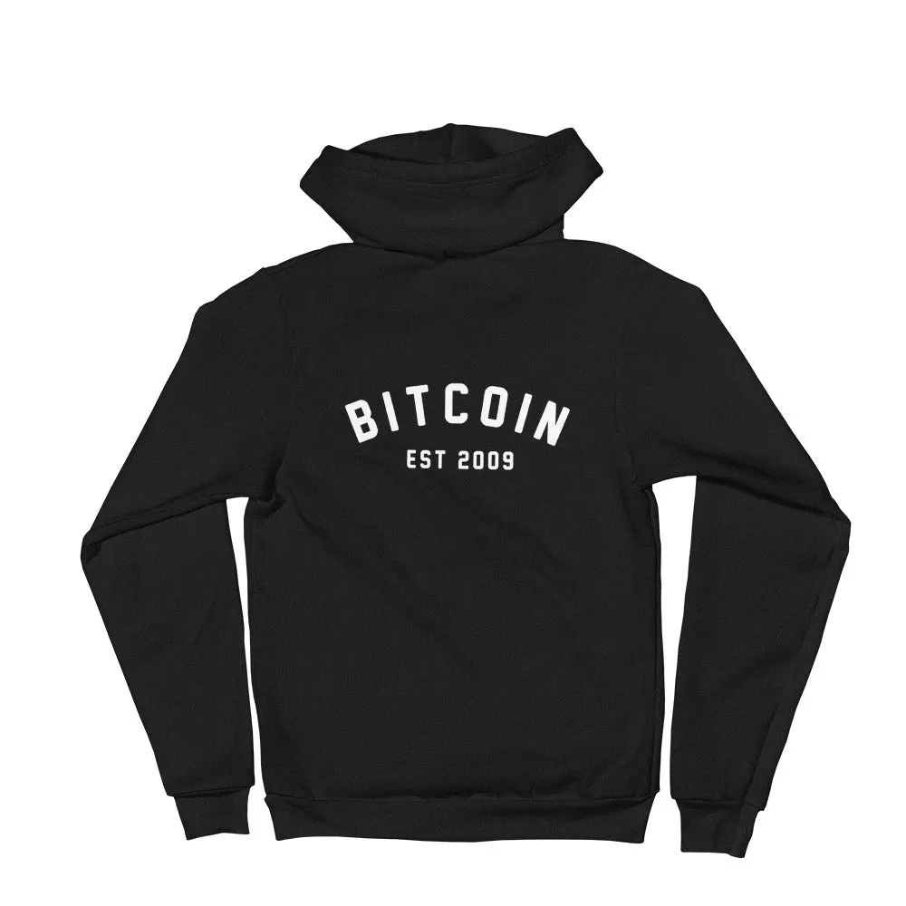 "Bitcoin Campus" Zipper Womens Hoodie