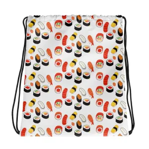 "I love sushis" Drawstring bag design by Hero.