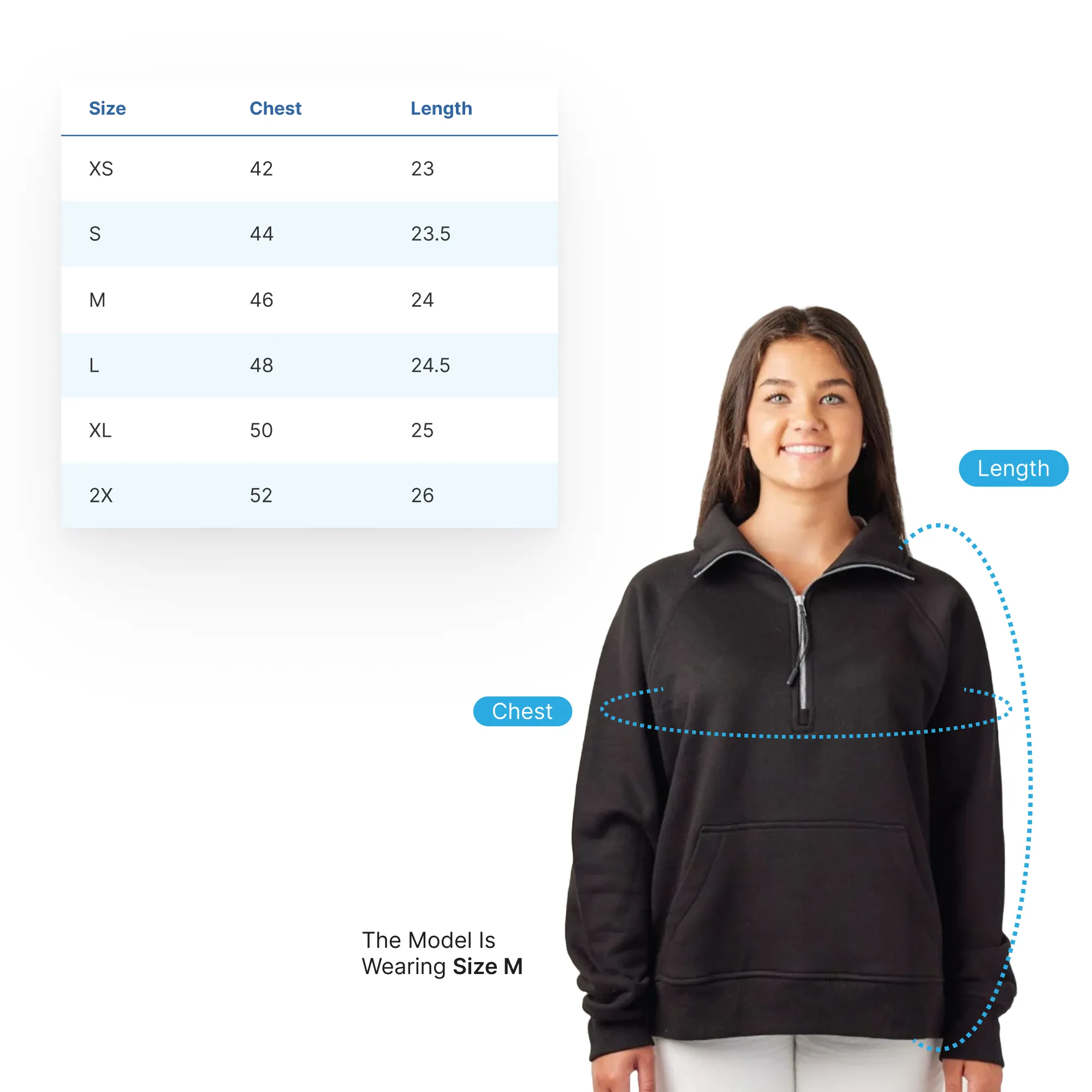 "Michigan Rocks Petoskey Stone" Ladies Boxy 1/2 Zip Fleece