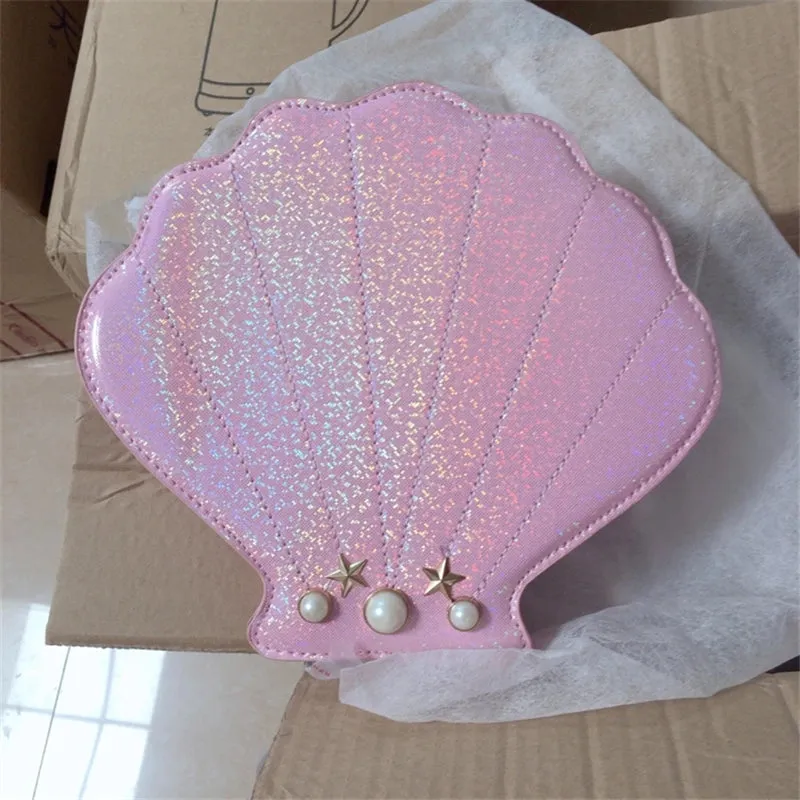 "SHELL PEARL CHAIN" BAG D050806