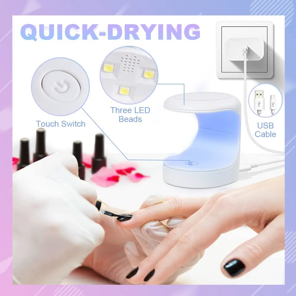 "WHITE" Single-finger UV/LED Nail Lamp (16W)