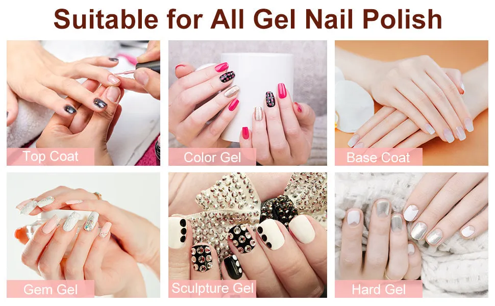"WHITE" Single-finger UV/LED Nail Lamp (16W)