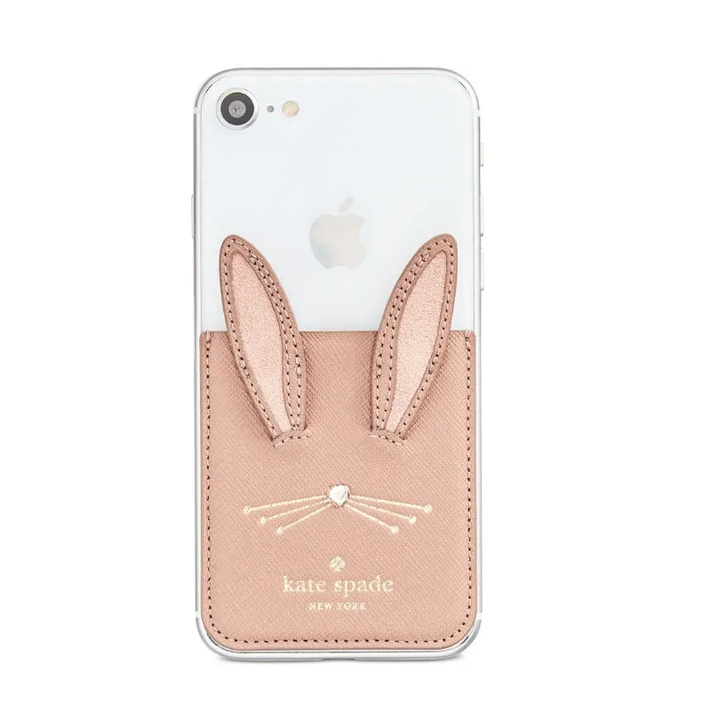 Rabbit Smartphone Credit Card Case and Sticker Pocket