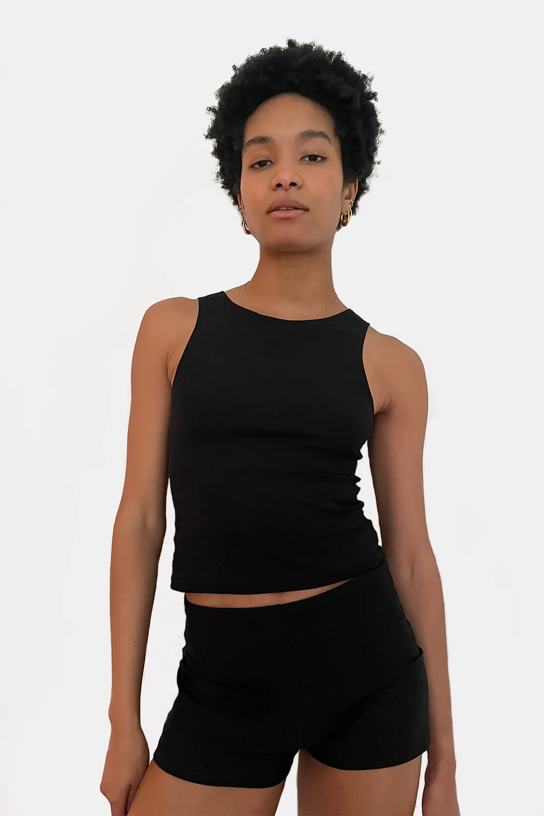 Racer Vest in Black