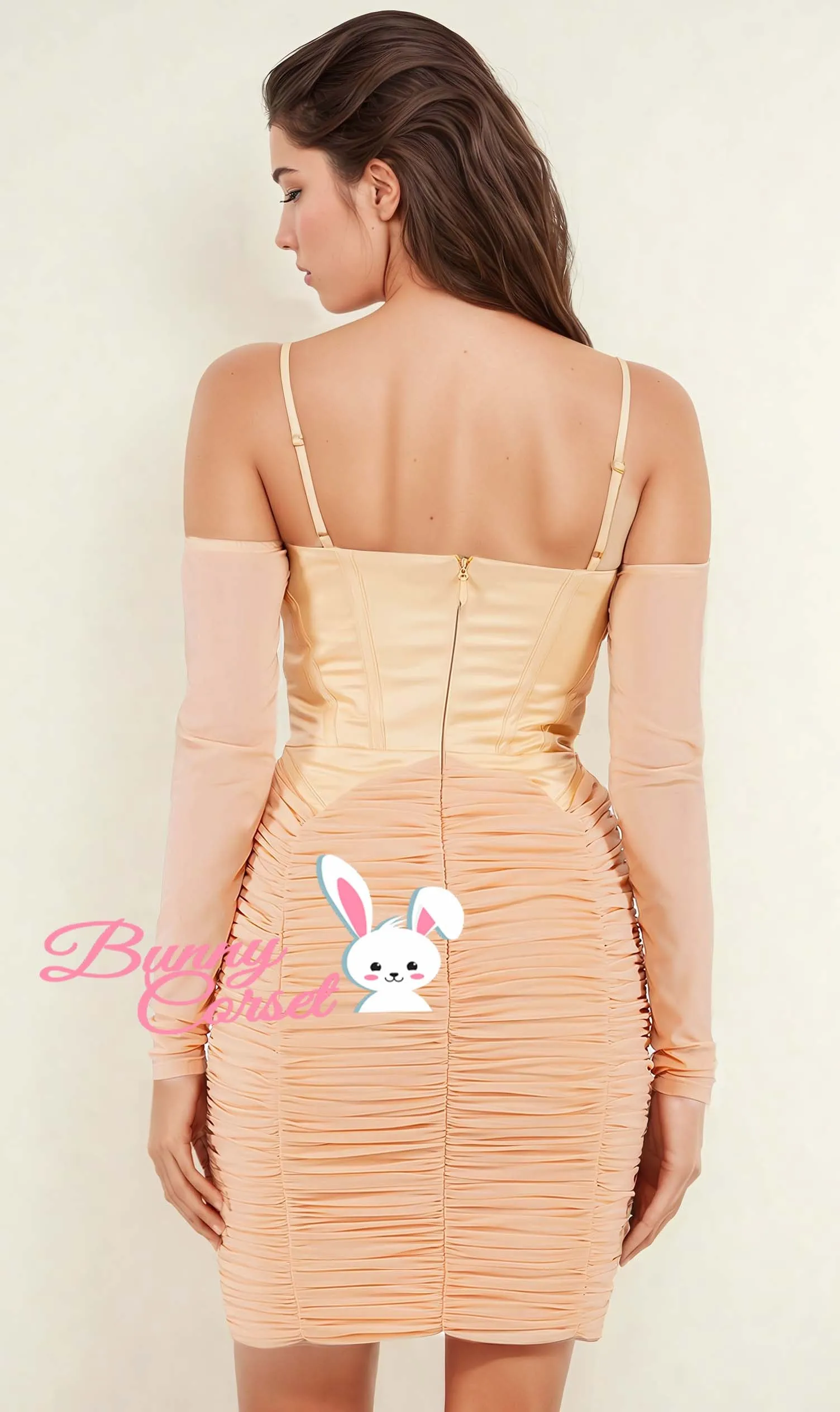 Raelyn Custom Made Mesh Corset Dress