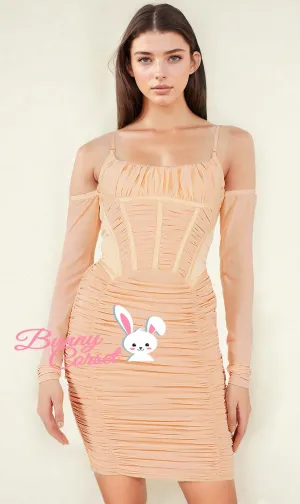Raelyn Custom Made Mesh Corset Dress