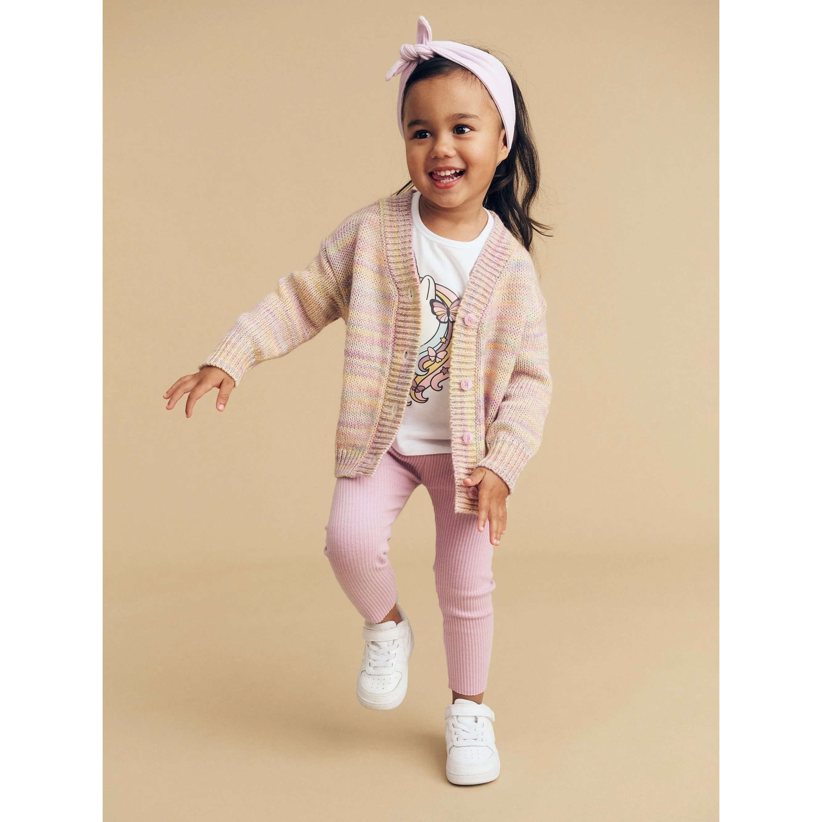 Rainbow Boxy Cardi