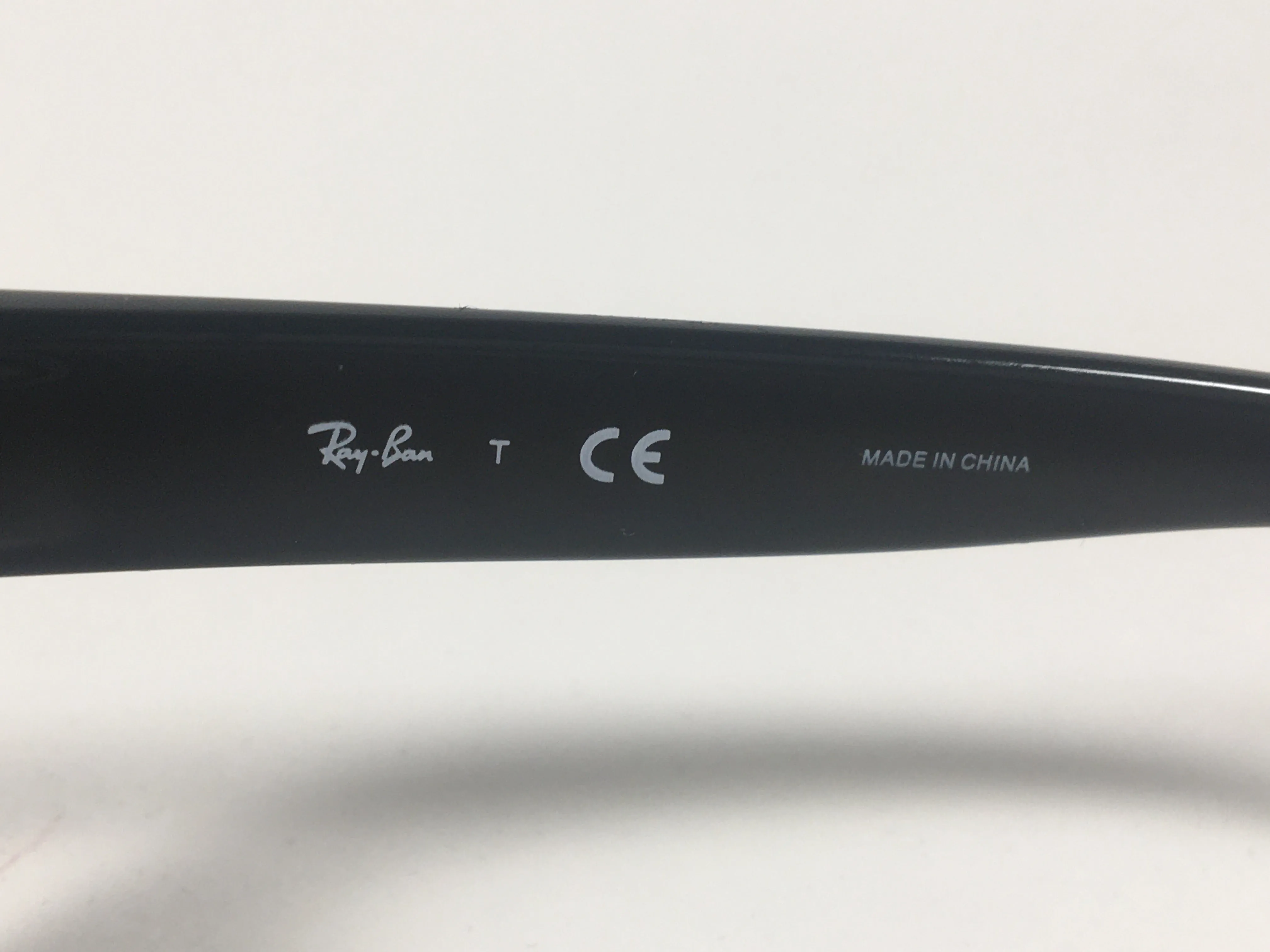 Ray-Ban HighStreet Wayfarer Sunglasses Black Gloss Square Frame Green Lens RB4194 601