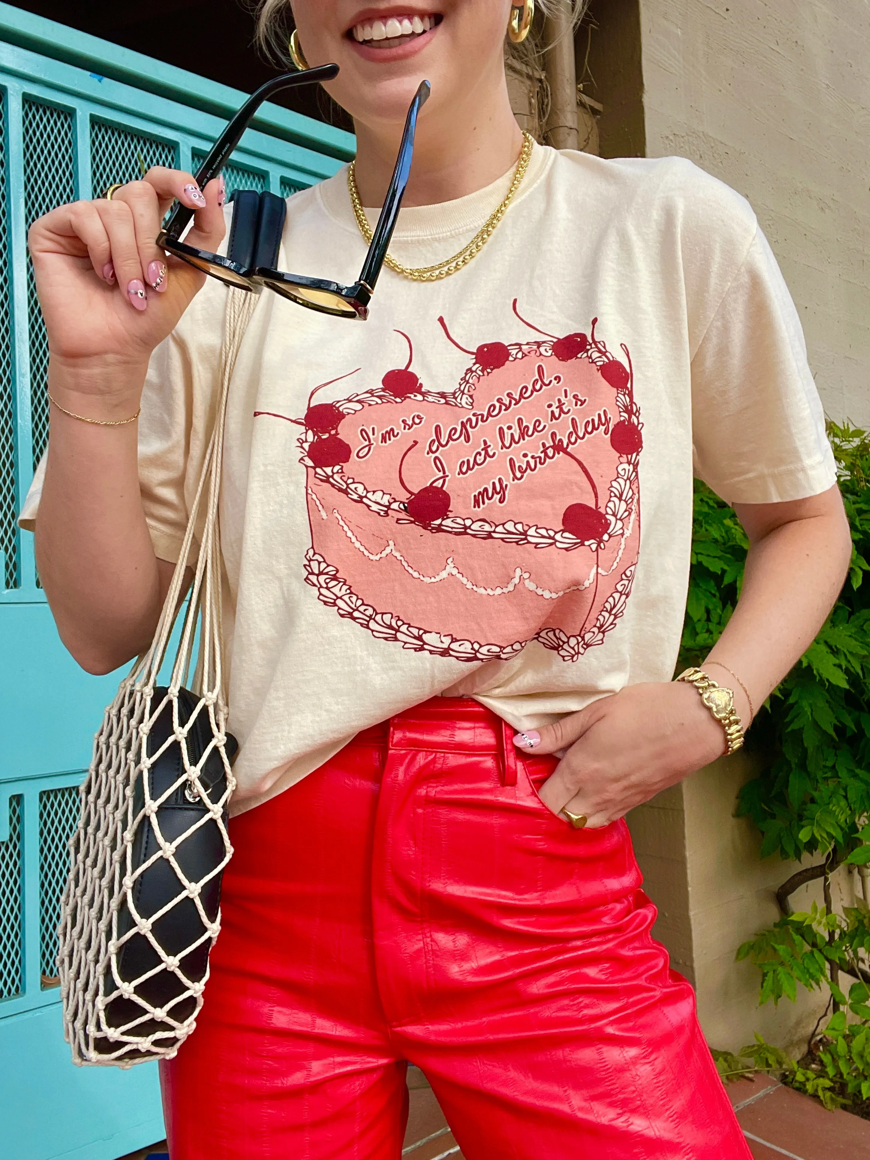 Reagan Baylee: Cherry Cake Crop Tee