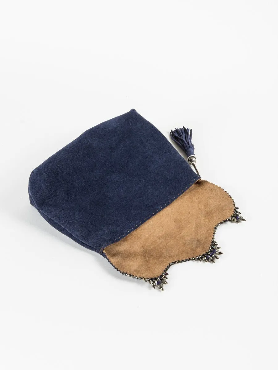 reversible bag - navy/cognac