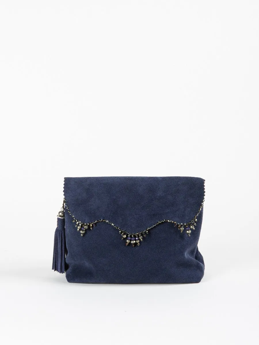 reversible bag - navy/cognac