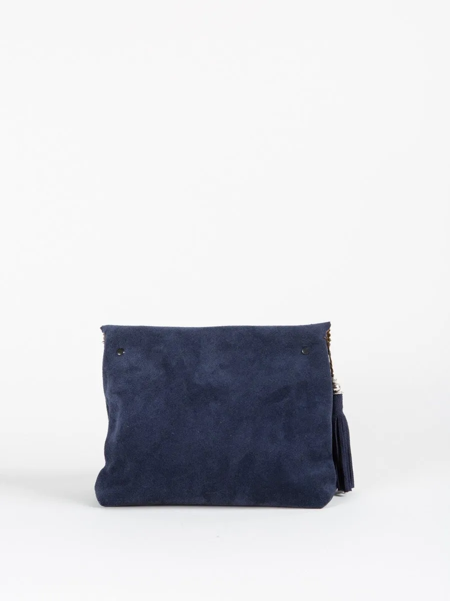 reversible bag - navy/cognac