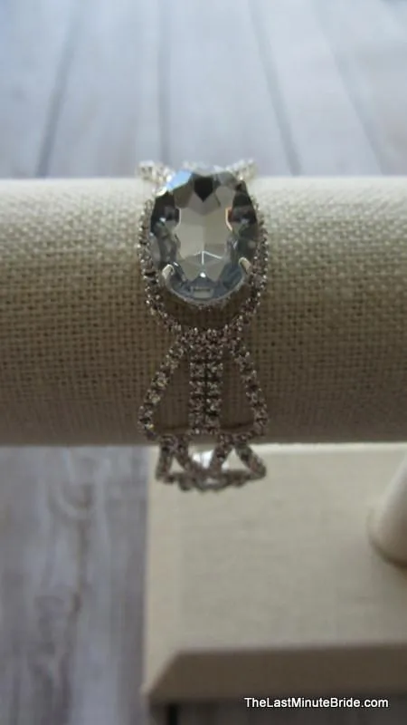 Rhinestone Flourish Bracelet