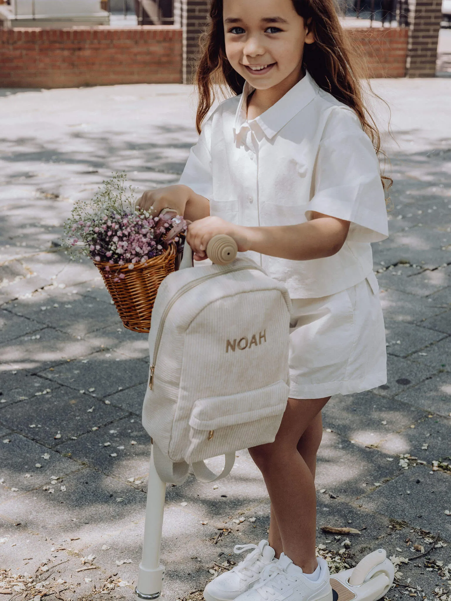 Rib Backpack Cream