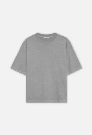 Riviera Cropped Tee / Washed Alloy