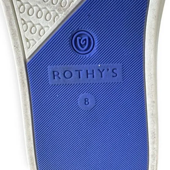 Rothy's The Original Slip On Sneaker Gray Camo Women 8