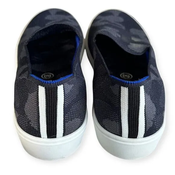 Rothy's The Original Slip On Sneaker Gray Camo Women 8