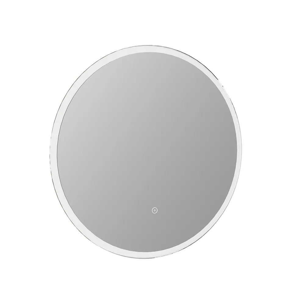 Round Bathroom Mirror with Light and Demister