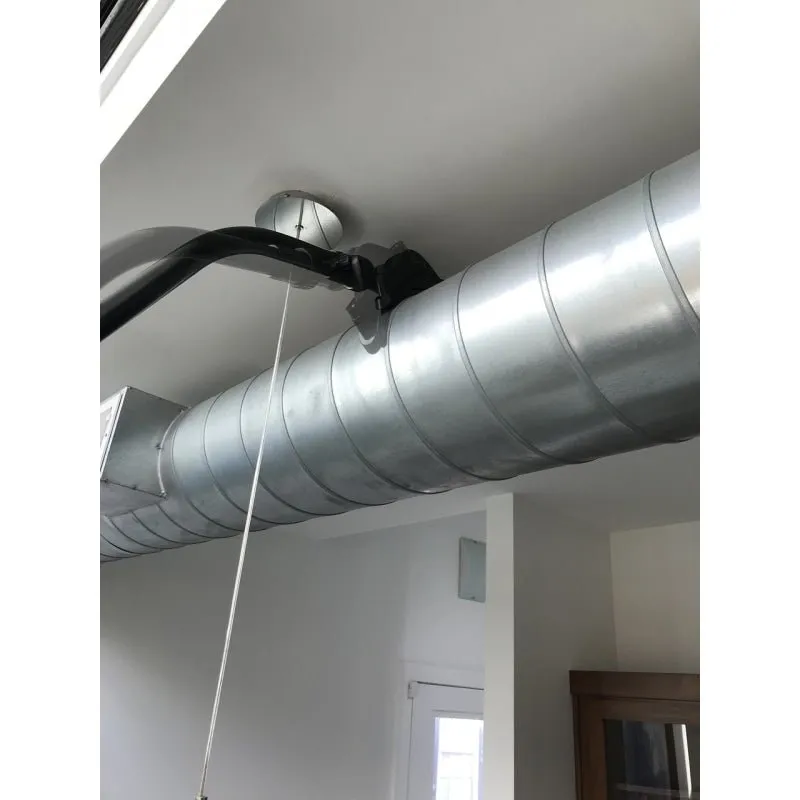 Round HVAC Ventilation Duct Cleaning Solution 12 Feet