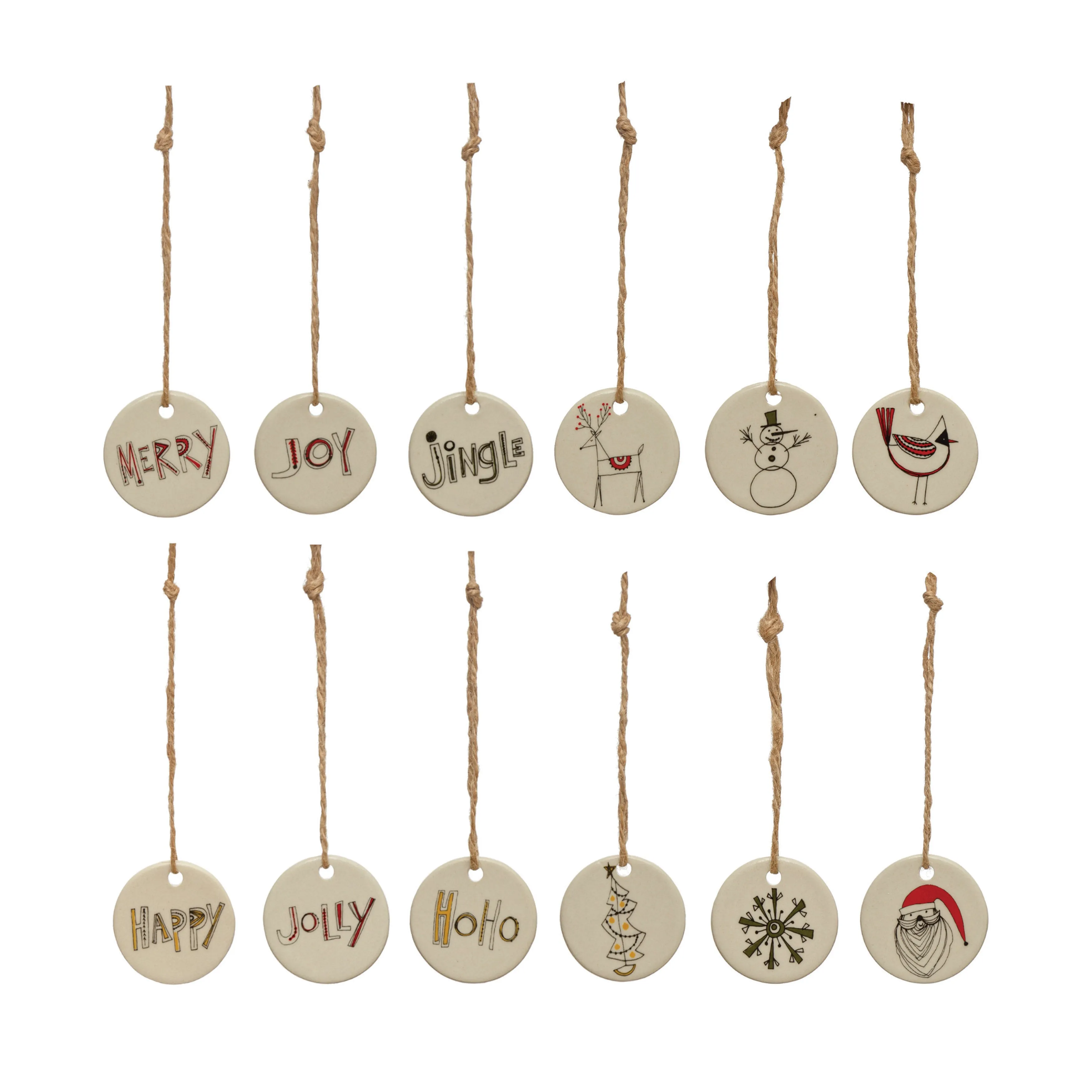 Round Tag Ornament