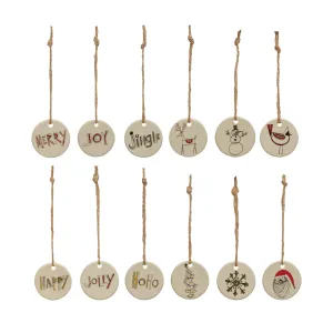 Round Tag Ornament