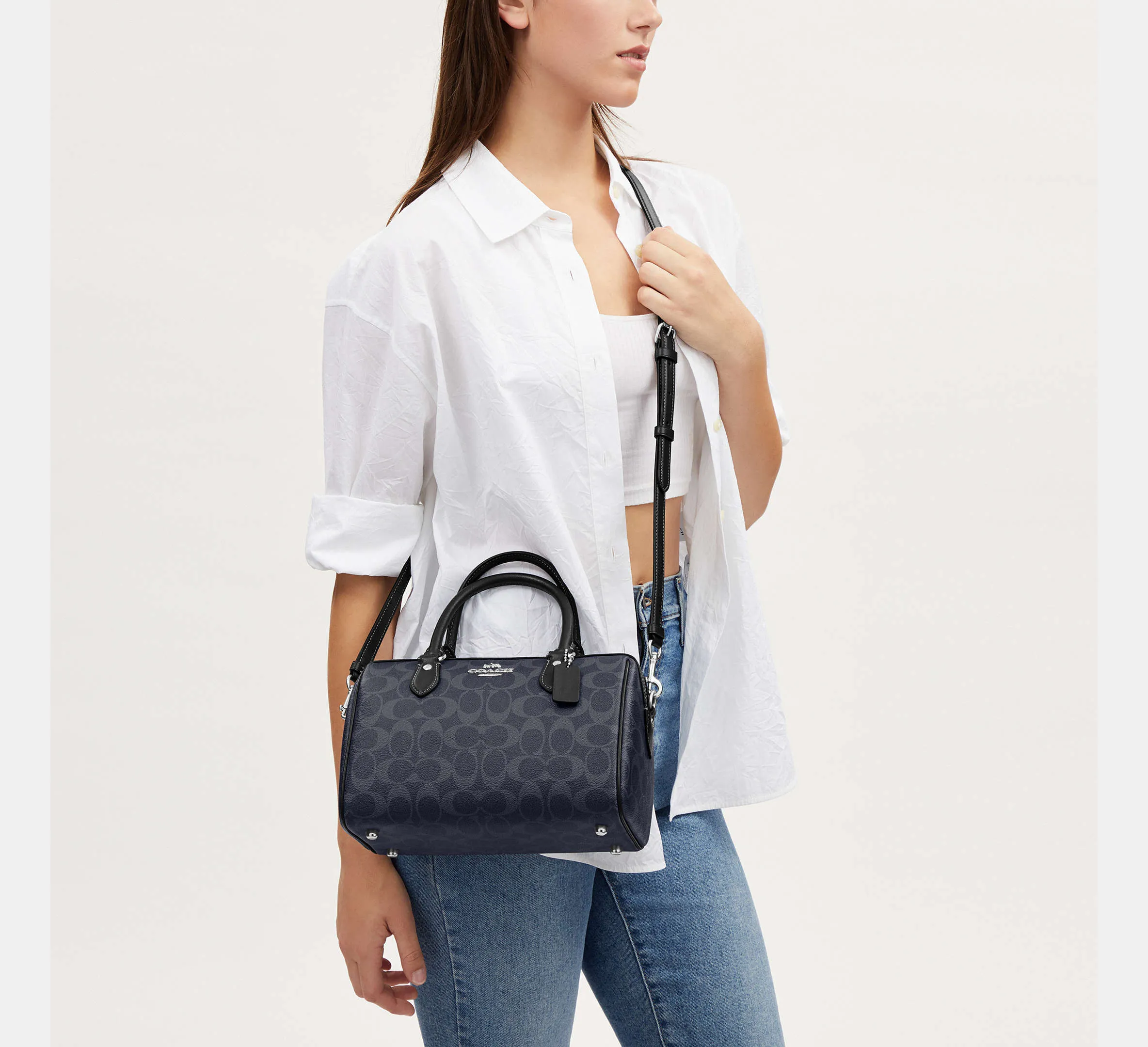 Rowan Satchel In Signature Canvas