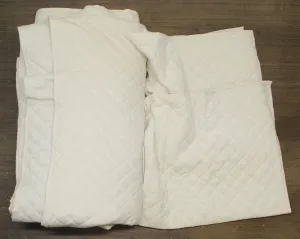 Royal Velvet Diamond Velvet Quilt Set with Shams QS5622IVKG-2600 Ivory King