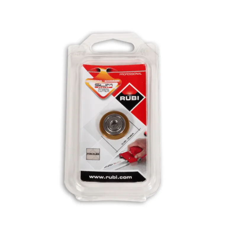 Rubi Gold Scoring Wheel 22mm Roller Guide