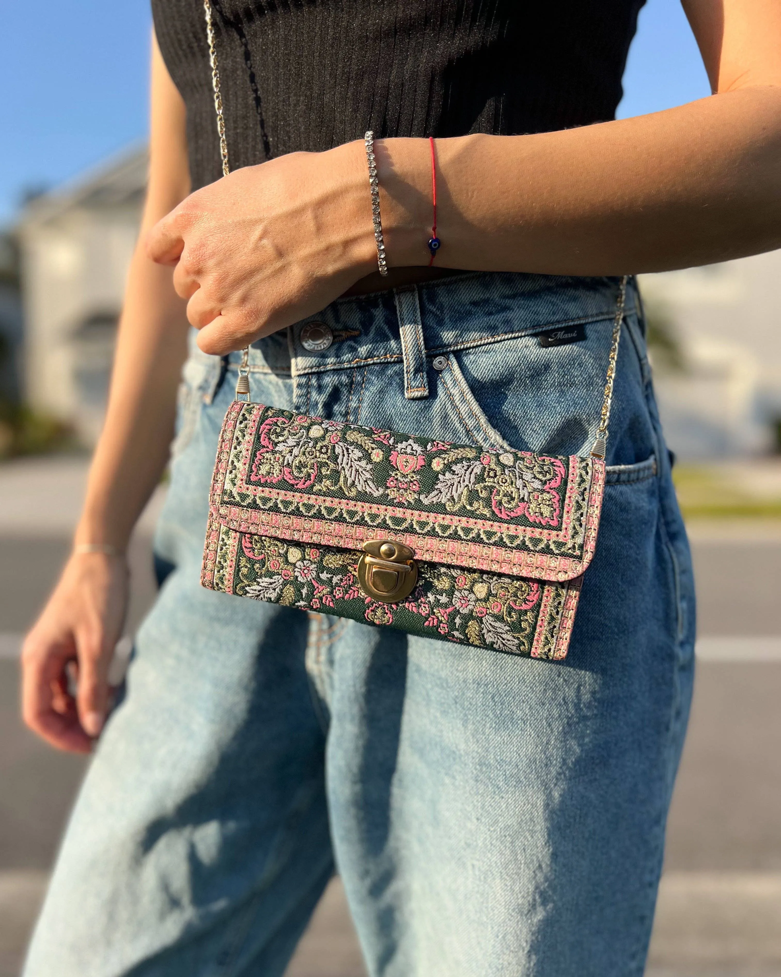 RUGCBAG-025 - Boho Cute Crossbody Bag