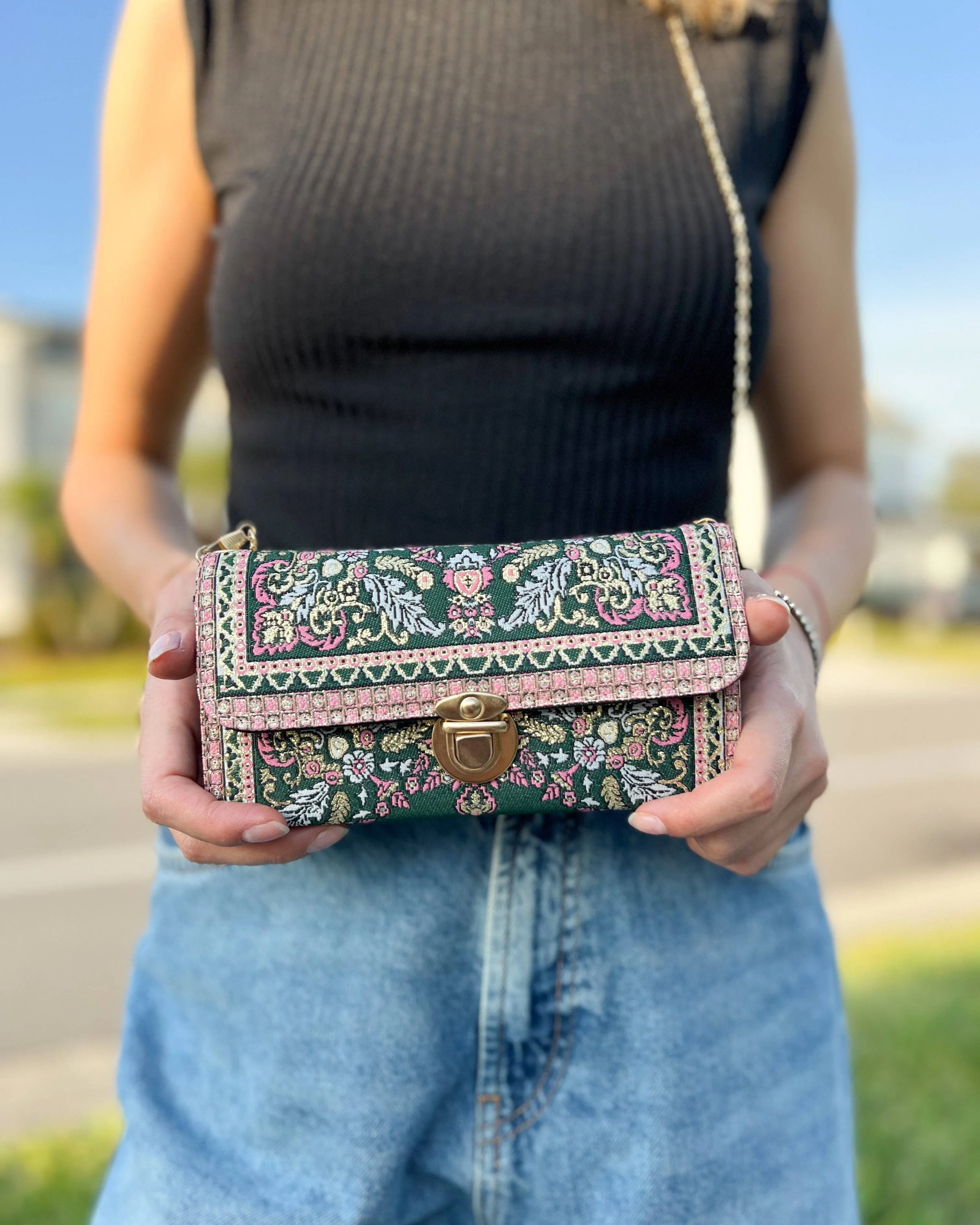 RUGCBAG-025 - Boho Cute Crossbody Bag
