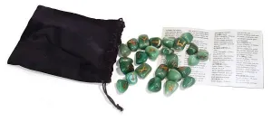 Runes Green Aventurine