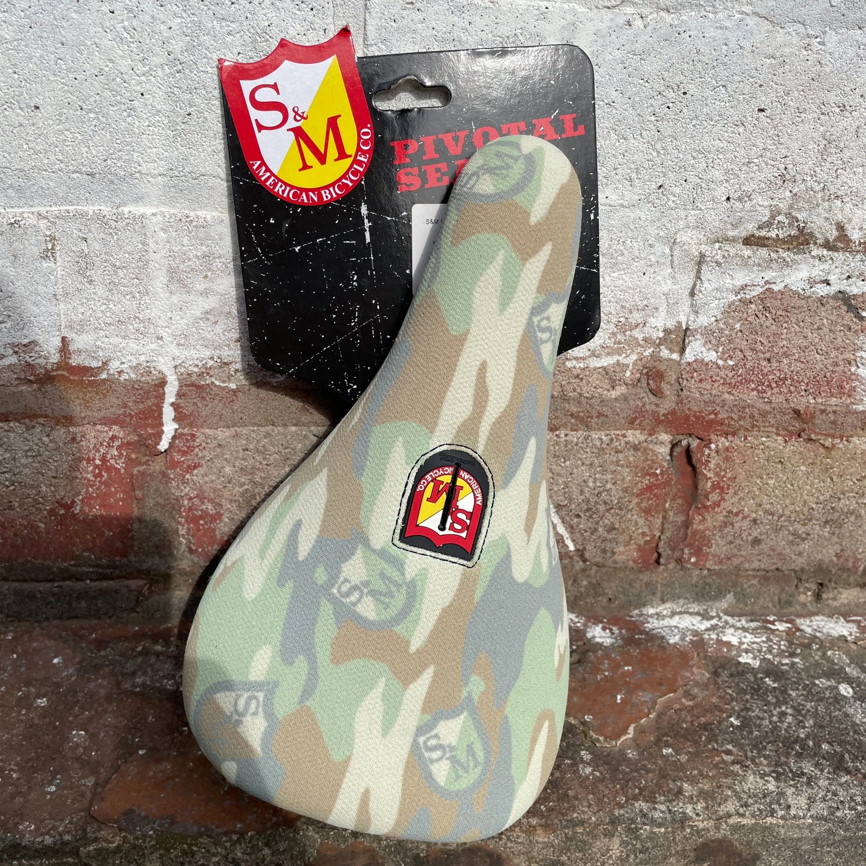 S&M Bikes Slim Pivotal Seat Camo Shield Wrap