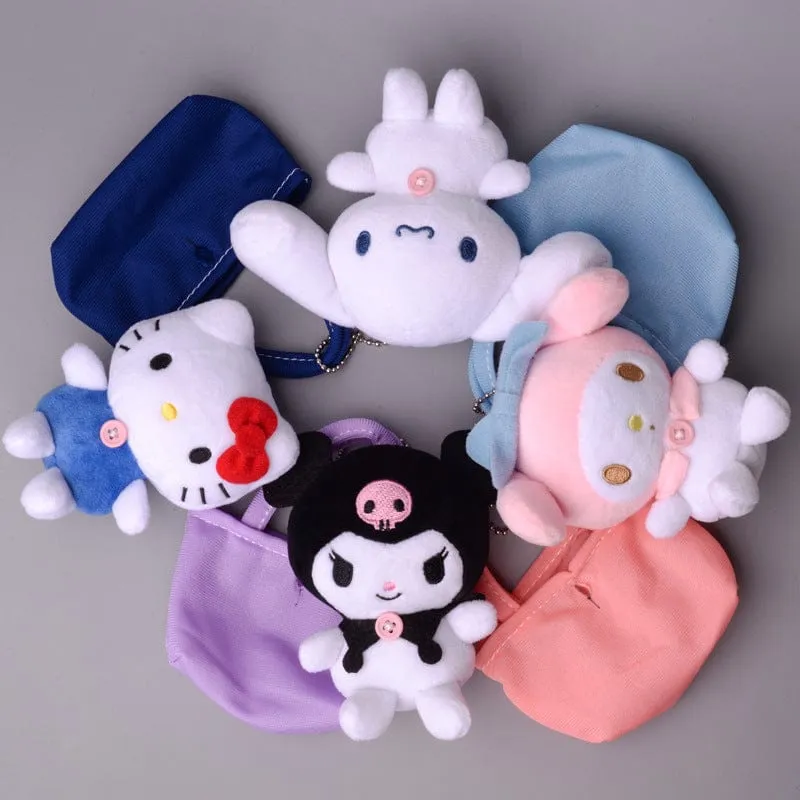 Sanrio Mini Handbag Plush Toy Keychain